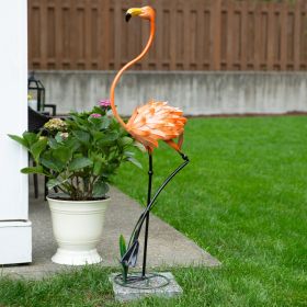 Standing Flamingo Garden Decor