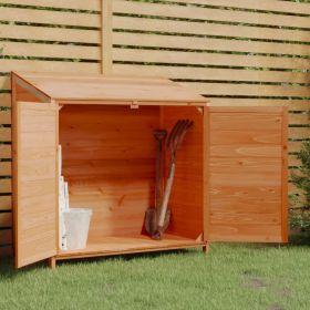 Garden Shed Brown 40.2"x20.5"x44.1" Solid Wood Fir