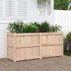 Garden Planter 59.1"x19.7"x27.6" Solid Wood Pine