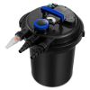 Anti-Aging ABS Material 4000 Gallons Pond Pressure Bio Filter With 13W UV Light