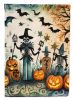 Papel Picado Skeletons Spooky Halloween Garden Flag Mailbox Flag Decorative Yard Flag Banner Outside Patio Artwork Yard Flower Beds, Garden Size