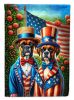 All American Boxer Garden Flag Mailbox Flag Decorative Yard Flag Banner Outside Patio Artwork Yard Flower Beds, Garden Size, Multicolor