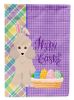 Toy Cream Poodle Easter Garden Flag Mailbox Flag Decorative Yard Flag Banner Outside Patio Artwork Yard Flower Beds, Garden Size, Multicolor