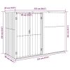 Garden Tool Shed Anthracite 88.6"x35"x63.4" Galvanized Steel