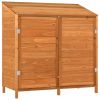 Garden Shed Brown 40.2"x20.5"x44.1" Solid Wood Fir