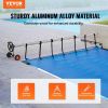 VEVOR Solar Cover Reel 22 ft, Aluminum Pool Cover Reel for Inground Swimming Pools, Cover Reel Set with Sandbags & Rubber Wheels