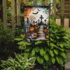 Day of the Dead Spooky Halloween Garden Flag Mailbox Flag Decorative Yard Flag Banner Outside Patio Artwork Yard Flower Beds, Garden Size, Multicolor