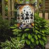 Dancing Skeletons Spooky Halloween Garden Flag Mailbox Flag Decorative Yard Flag Banner Outside Patio Artwork Yard Flower Beds, Garden Size