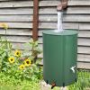 132 Gallon Folding Rain Barrel Water Collector Green