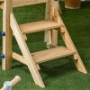 Wooden Swing Set Toddler Slide