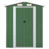 Garden Shed Green 75.6"x107.9"x87.8" Galvanized Steel