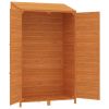 Garden Shed Brown 40.2"x20.5"x68.7" Solid Wood Fir