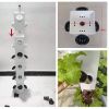 Hydroponic Growing System Detachable 4-Holes Cup 5 Layers 20 Plant Sites Indoor Home Garden Vertical Tower Planters Kit