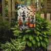 Papel Picado Skeletons Spooky Halloween Garden Flag Mailbox Flag Decorative Yard Flag Banner Outside Patio Artwork Yard Flower Beds, Garden Size