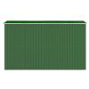 Garden Shed Green 75.6"x140.6"x87.8" Galvanized Steel