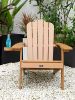 TALE Adirondack Chair Backyard Outdoor Furniture Painted Seating with Cup Holder All-Weather and Fade-Resistant Plastic Wood for Lawn Patio Deck Garde