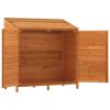 Garden Shed Brown 40.2"x20.5"x44.1" Solid Wood Fir