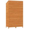 Garden Shed Brown 40.2"x20.5"x68.7" Solid Wood Fir