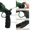 H2O WORKS Garden Hose Nozzle Thumb Control Heavy Duty Metal Water Nozzle with Adjustable Watering Patterns High Pressure Hose Nozzle Sprayer;  Pefect