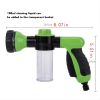 1pc Bubble Water Gun; High Pressure Car Wash Water Gun; Household Car Wash Bubble Gun; Plastic Pressure Garden Hose Nozzle Foam Gun; Adjustable Foam S