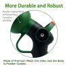 H2O WORKS Garden Hose Nozzle Thumb Control Heavy Duty Metal Water Nozzle with Adjustable Watering Patterns High Pressure Hose Nozzle Sprayer;  Pefect