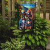 All American Boxer Garden Flag Mailbox Flag Decorative Yard Flag Banner Outside Patio Artwork Yard Flower Beds, Garden Size, Multicolor