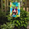 Hippie Animal Guinea Pig Garden Flag Mailbox Flag Decorative Yard Flag Banner Outside Patio Artwork Yard Flower Beds, Garden Size, Multicolor