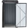 Outdoor Storage Shed, 3 x 3 FT Metal Steel Garden Shed with Single Lockable Door