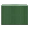 Garden Shed Green 75.6"x107.9"x87.8" Galvanized Steel