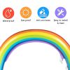 Inflatable Rainbow Sprinkler Backyard Games Outside Water Toy Yard