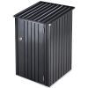 Outdoor Storage Shed, 3 x 3 FT Metal Steel Garden Shed with Single Lockable Door