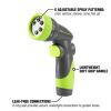 Flexzilla 6-Pattern Adjustable Garden Hose Nozzle