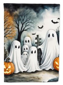 Ghosts Spooky Halloween Garden Flag Mailbox Flag Decorative Yard Flag Banner Outside Patio Artwork Yard Flower Beds, Garden Size, Multicolor (default: default)