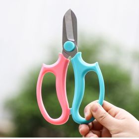 Stainless Steel Floral Shears Garden Scissor (Color: Blue)